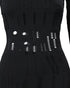 Mock Neck Long Sleeve Hollow Out Bodycon Dress Sexy Party Dress black