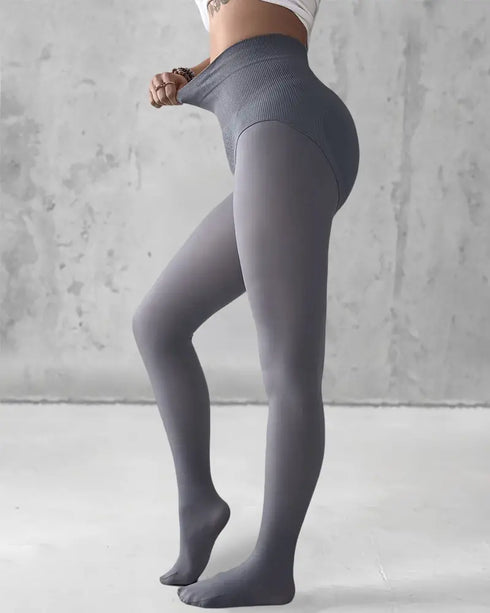 ChicMe ShapeLift 2-Pack Magic Fleece Lined Leggings High Waist Tummy Control Butt Lifting Thermal Pantyhose style3