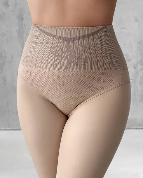 ChicMe ShapeLift 2-Pack Magic Fleece Lined Leggings High Waist Tummy Control Butt Lifting Thermal Pantyhose style3