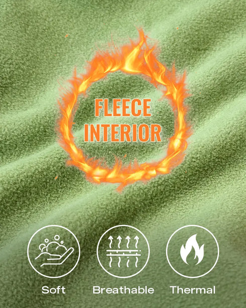 Winter Warm High Waisted Workout Athletic Leggings Tummy Control Butt Lifting Ultra Soft Thermal Lined Yoga Pants Women's Sportswear with Stacked Slit Pockets On Side black