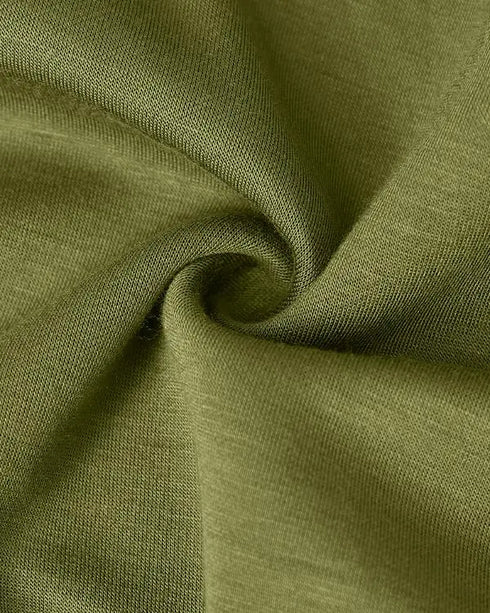 2 Pieces Outfit Drop Shoulder Kangaroo Pocket Stretchy Hem Crop Drawstring Hoodie Sweatshirt and Drawstring Elastic Waist Jogger Sweatpants Casual Tracksuit green