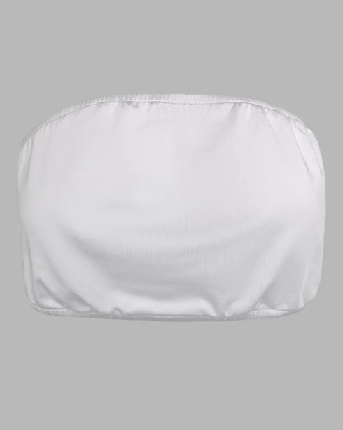 Stylish Pocket Open Back Drawstring Hooded Top with Baudeau white