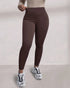 ChicMe ShapeLift Fleece Lined Active Pants Thick Soft Tummy Control Termal Warm Winter Shaping Pants coffee