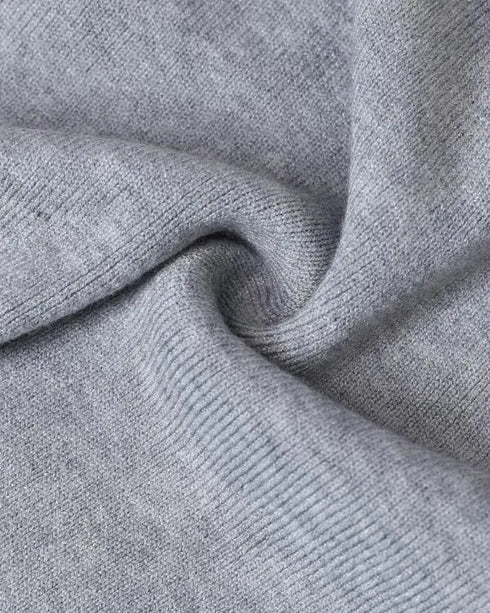 Geo Tape Patch Gigot Sleeve Top & Pants Set gray