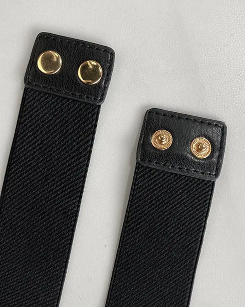 Elegant Women's Puff Long Sleeve V-neck Pleated Maxi Dress Dinner Dress (Without Belt) black