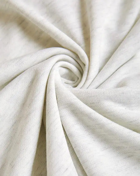 Long Sleeve Knit Ribbed Spliced Button Front Drawstring Hoodie Jacket Casual Drop Shoulder Pocket Design Asymmetrical Hem Coat white