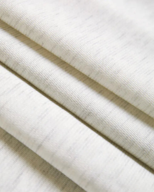 Long Sleeve Knit Ribbed Spliced Button Front Drawstring Hoodie Jacket Casual Drop Shoulder Pocket Design Asymmetrical Hem Coat white