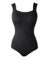 ChicMe ContourX U Neck Shapewear Built-in Bra Sleeveless High Strechy Slim Fit Tank BodySuits black