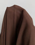 V Neck Shoulder Ruffles Design Blouse Casual Button Front Long Sleeve Top Dark Brown