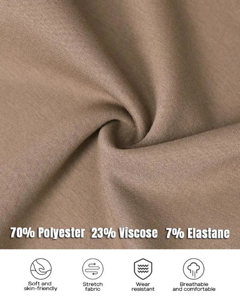 Drop Shoulder Long Sleeve Contrast Lace Backless Overalls Casual Elastic Waist Wide Leg Jumpsuit coffee