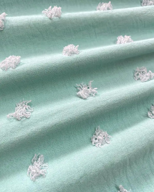 Floral Print Bandeau Shirred Romper Casual Button Decor Short Jumpsuit light green