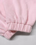 2 Pieces Outfit Drop Shoulder Zip Up Loose Hoodie Sweatshirt and Casual Elastic Waist Wide Leg Sweatpants Set light pink