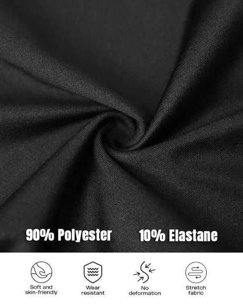 Contrast Sequin Cowl Neck Ruched Long Sleeve Top black