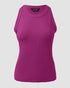 O-Neck Sleeveless Basic Slim Fit Skinny Tank Casual Top(Without Pads) hot pink