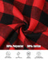 Plaid Pattern Button Down Shirts Long Sleeve Shackets Casual Blouse Top red