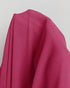 Ombre V Neck Shoulder Asymmetrical Ruffles Blouse Casual Button Front Long Sleeve Top hot pink