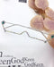 1Pair Rhinestone Half Frame Lensless Glasses silver