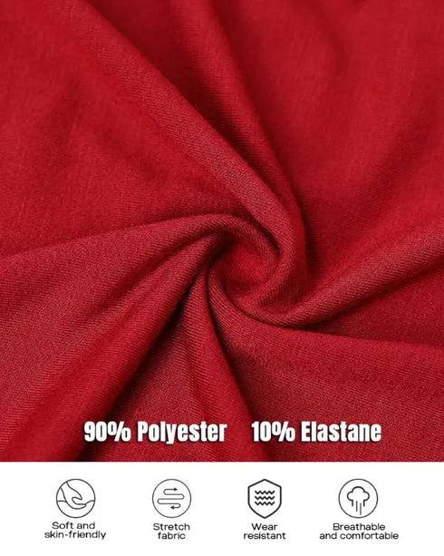 Lace Trim Adjustable straps Side Slit Bowknot Decor Modal Cami Sleep Dress Wine red