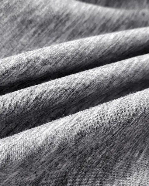 Overlap V-Neck Drop Shoulder Cinched Waist Drawstring Hoodie Dress Casual Flap Cargo Pockets Design Drawstring Elastic Waist Midi Dress gray