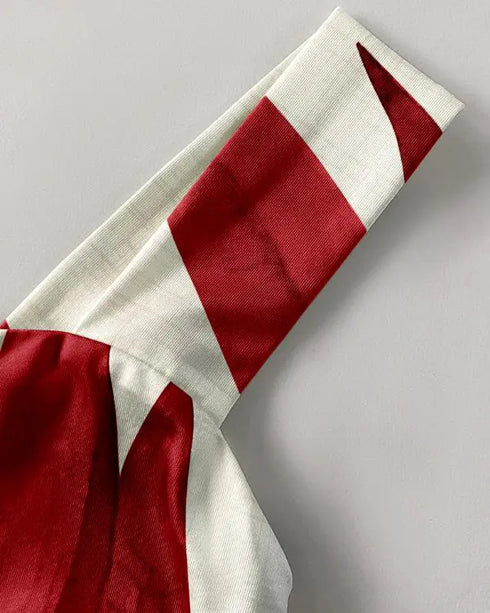 Plants Print Square Neck Thick Strap Maxi Dress Casual Slim Fit Side Slit Vacation Dress with Pockets red