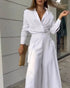 Ruched Long Sleeve Shirt & Wide Leg Asymmetrical Pants Set white