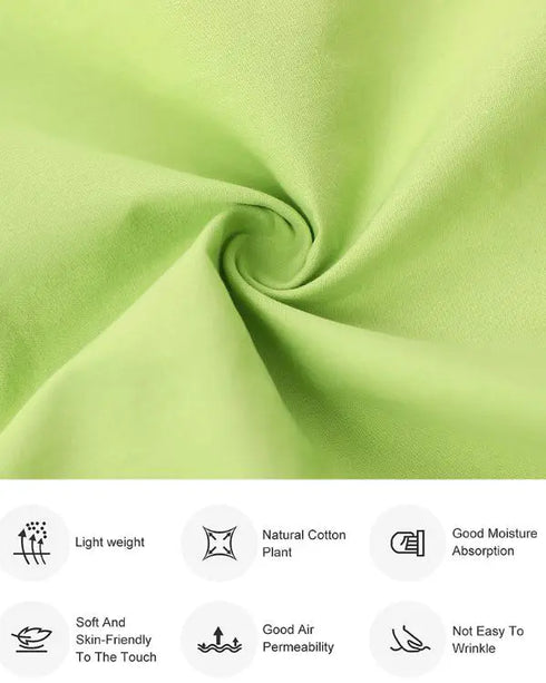 Off the Shoulder Short Sleeve Blouses Asymmetrical Button Ruffles Blouses green