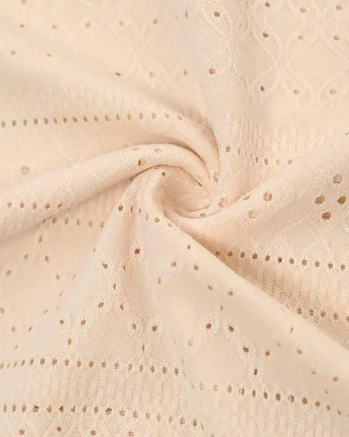 Sleeveless Ruched Cinched Waist Draped Bandeau Dress Eyelet Embroidery Slit Asymmetrical Hem Vacation Dress yellow