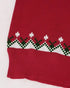 Christmas Aztec Geometric Pattern Knit Sweater red