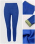 ChicMe ShapeLift Fleece Lined Active Pants Thick Soft Tummy Control Termal Warm Winter Shaping Pants blue