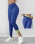 ChicMe ShapeLift Fleece Lined Active Pants Thick Soft Tummy Control Termal Warm Winter Shaping Pants blue