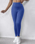 ChicMe ShapeLift Fleece Lined Active Pants Thick Soft Tummy Control Termal Warm Winter Shaping Pants blue