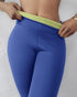 ChicMe ShapeLift Fleece Lined Active Pants Thick Soft Tummy Control Termal Warm Winter Shaping Pants blue