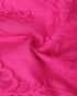 Pearls Decor Buttoned Lace Top hot pink