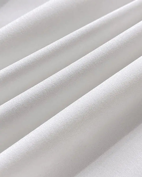 Ombre Cold Shoulder Lantern Sleeve Frill Ruffle Hem Blouse Top white